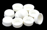 Hex Head Bolt Nut Cover for 3/8" Wrench/Socket White Hexcap-3/8-100 (10 Pack)