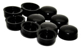 Hex Head Bolt Nut Cover for 3/8" Wrench or Socket Black PD#3/8-180 Set of 10