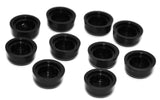 Hex Head Bolt Nut Cover for 3/8" Wrench or Socket Black PD#3/8-180 Set of 10