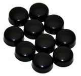 Hex Head Bolt Nut Cover for 7/16" Wrench or Socket Black PD#7/16-180 Set of 10