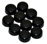 Hex Head Bolt Nut Cover for 7/16" Wrench or Socket Black PD#7/16-180 Set of 10