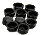 Hex Head Bolt Nut Cover for 7/16" Wrench or Socket Black PD#7/16-180 Set of 10