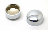 Hex Head Bolt Nut Cover Dome for 9/16" Wrench or Socket Chrome Plastic Set of 10
