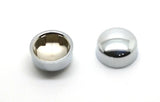 Hex Head Bolt Nut Cover Dome for 9/16" Wrench or Socket Chrome Plastic Set of 10
