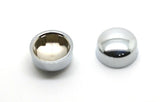 Hex Head Bolt Nut Cover Dome for 9/16" Wrench or Socket Chrome Plastic Set of 10