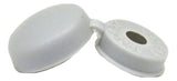 10-Screw Head Covers Hinged #6 #8 #10 M3 M4 M5 Flat Back Screws White PD#HNG-100
