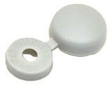 PD Hinged Screw Head Cover for #6 #8 #10 M3 M4 M5 Aluminum Tone HNG-171 -10 Pack