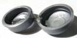Screw Head Covers for #6 #8 #10 M3 M4 M5 Flat Back Silver Grey HNG-172-10 Pack