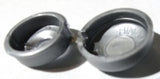 Screw Head Covers for #6 #8 #10 M3 M4 M5 Flat Back Silver Grey HNG-172-10 Pack
