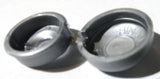 Screw Head Covers for #6 #8 #10 M3 M4 M5 Flat Back Silver Grey HNG-172-10 Pack