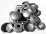 Screw Head Covers for #6 #8 #10 M3 M4 M5 Flat Back Silver Grey HNG-172-10 Pack