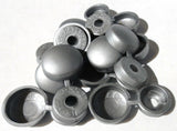 Screw Head Covers for #6 #8 #10 M3 M4 M5 Flat Back Silver Grey HNG-172-10 Pack