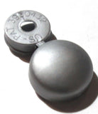 Screw Head Covers for #6 #8 #10 M3 M4 M5 Flat Back Silver Grey HNG-172-10 Pack