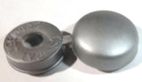 Screw Head Covers for #6 #8 #10 M3 M4 M5 Flat Back Silver Grey HNG-172-10 Pack