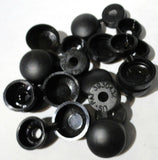 Screw Head Covers Black Hinged for #6 #8 #10 M3 M4 M5 Flat Screws HNG-180-(10 PC