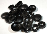 Screw Head Covers Black Hinged for #6 #8 #10 M3 M4 M5 Flat Screws HNG-180-(10 PC