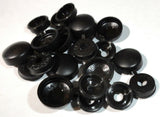 Screw Head Covers Black Hinged for #6 #8 #10 M3 M4 M5 Flat Screws HNG-180-(10 PC