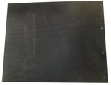 Mudflaps for Freightliner 24x30 Black White 3/8 Thick Ribbed Rubber MF-2430 Pair