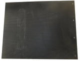 Mudflaps for Freightliner 24x30 Black White 3/8 Thick Ribbed Rubber MF-2430 Pair
