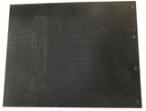 Mudflaps for Freightliner 24x30 Black White 3/8 Thick Ribbed Rubber MF-2430 Pair