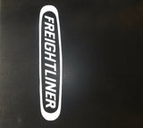 Mudflaps for Freightliner 24x30 Black White 3/8 Thick Ribbed Rubber MF-2430 Pair