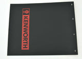 Mudflaps for Kenworth 24" x 30" Black Red Rubber 3/8 Thick Rib Back MK-2430 Pair