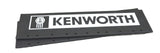 Quarter Fender Mud Flaps for Kenworth 24x6 Black White Logo Rubber MKW-2406 Pair