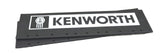 Quarter Fender Mud Flaps for Kenworth 24x6 Black White Logo Rubber MKW-2406 Pair