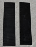Quarter Fender Mud Flaps for Kenworth 24x6 Black White Logo Rubber MKW-2406 Pair