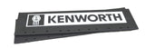 Quarter Fender Mud Flaps for Kenworth 24x6 Black White Logo Rubber MKW-2406 Pair