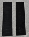 Quarter Fender Mud Flaps for Kenworth 24x6 Black White Logo Rubber MKW-2406 Pair