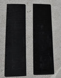 Quarter Fender Mud Flaps for Kenworth 24x6 Black White Logo Rubber MKW-2406 Pair