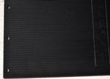 Mudflaps for Kenworth 24x30 Black White 3/8 Thick Rubber Rib Back MKW-2430 Pair