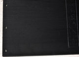 Mudflaps for Kenworth 24x30 Black White 3/8 Thick Rubber Rib Back MKW-2430 Pair