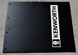 Mudflaps for Kenworth 24x30 Black White 3/8 Thick Rubber Rib Back MKW-2430 Pair