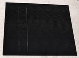 Mudflaps for Kenworth 24x30 Black White 3/8 Thick Rubber Rib Back MKW-2430 Pair