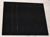 Mudflaps for Kenworth 24x30 Black White 3/8 Thick Rubber Rib Back MKW-2430 Pair
