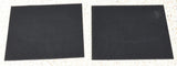 Front Fender Mud Flaps for Peterbilt 16x14 Black Red 3/8" Rubber MP-1614 -Pair