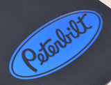Mudflaps for Peterbilt 24x30 Black Rubber Blue 3/8 Thick Rib Back MPB-2430 Pair