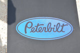Mudflaps for Peterbilt 24x30 Black Rubber Blue 3/8 Thick Rib Back MPB-2430 Pair