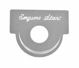 HTS Switch Plate for Peterbilt Engine Start Stainless Engraved #PB-2003