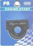 HTS Switch Plate for Peterbilt Engine Start Stainless Engraved #PB-2003