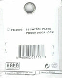 HTS Toggle Switch Plate Peterbilt Power Door Lock Stainless Engraved #PB-2009