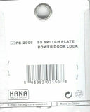 HTS Toggle Switch Plate Peterbilt Power Door Lock Stainless Engraved #PB-2009