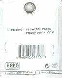 HTS Toggle Switch Plate Peterbilt Power Door Lock Stainless Engraved #PB-2009