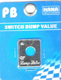 Toggle Switch Plate for Peterbilt Dump Valve Stainless Engraved HTS#PB-2054