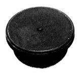 Black Rubber Axle Hub Oil Plug Replacement for 1 1/4" Hole RoadPro RP-2265P