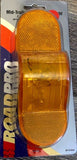 Turn/ Marker Oval Sealed Light 3-Prong Connector Amber RoadPro RP-6164A Each