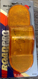 Turn/ Marker Oval Sealed Light 3-Prong Connector Amber RoadPro RP-6164A Each