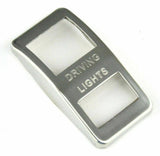 Rocker Switch Trim for Western Star Driving Light Stainless Etched WP-WS-39